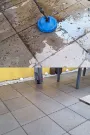 Reinigung einer Terrasse